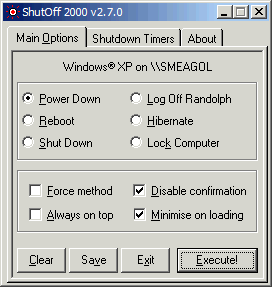ShutOff 2000 Screenshot